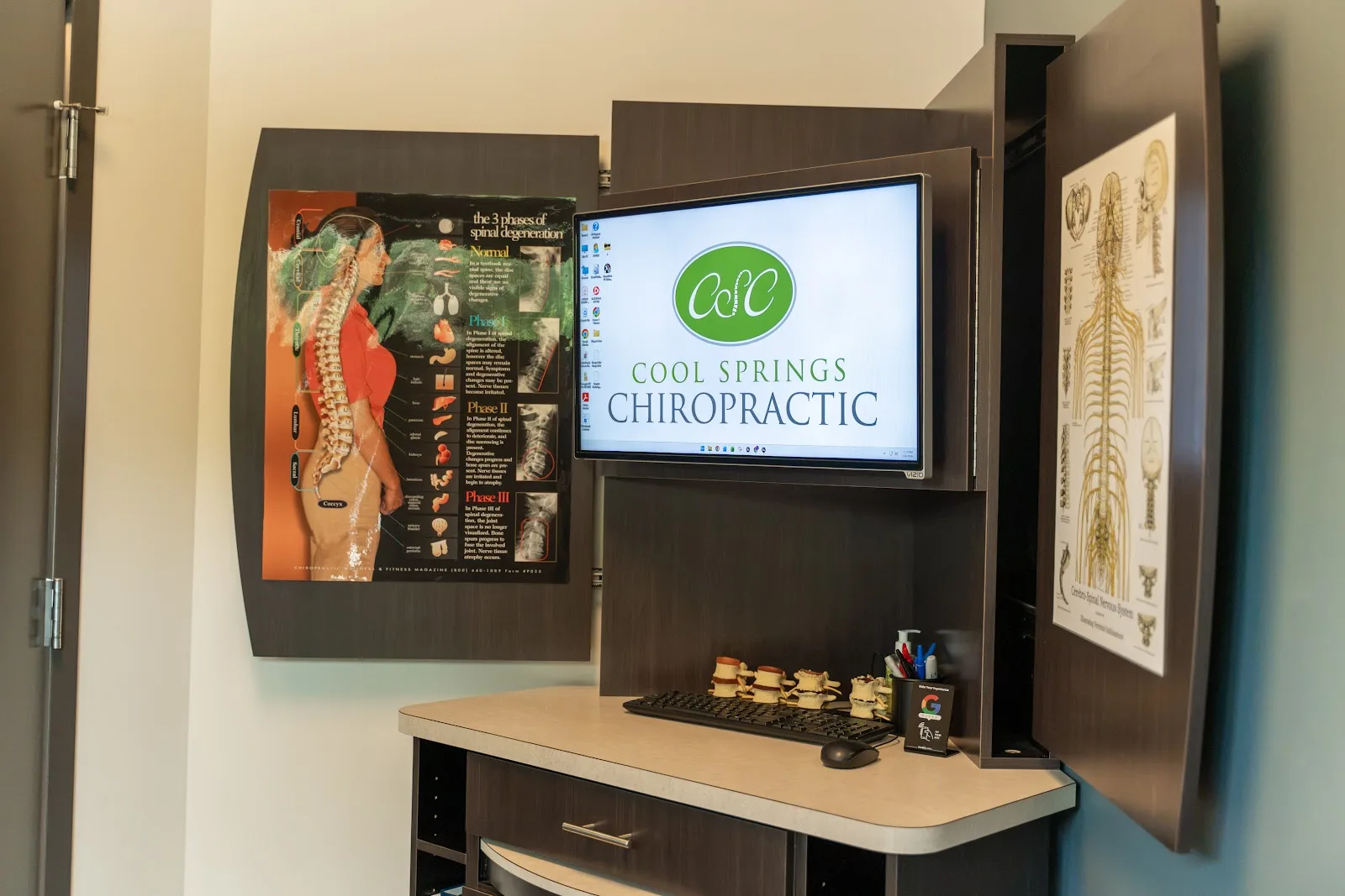 Whiplash & Car Accidents care environment at Cool Springs Chiropractic, Franklin TN