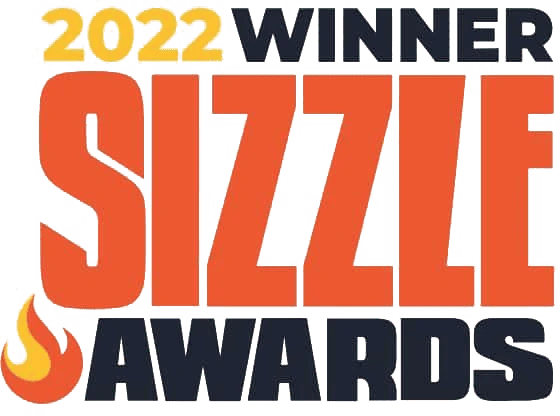 Sizzle Awards winner badge