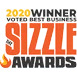 Sizzle Awards winner badge